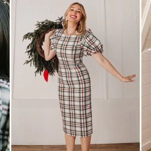 Ivy City Co. Molly Plaid Dress